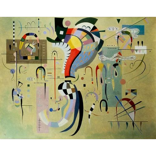 Kandinsky, Wassily 아티스트의 Accompanied Centre 1937 작품