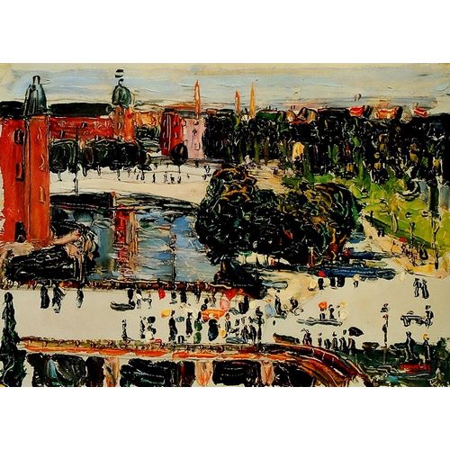 Kandinsky, Wassily 아티스트의 Amsterdam-view from a window 1904 작품