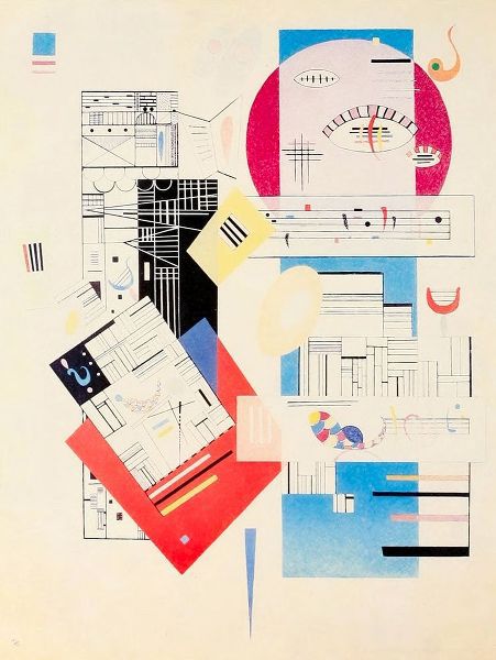 Kandinsky, Wassily 아티스트의 Animated Stability 1937 작품