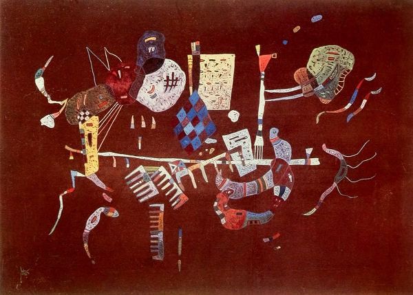 Kandinsky, Wassily 아티스트의 Around the line 1943 작품