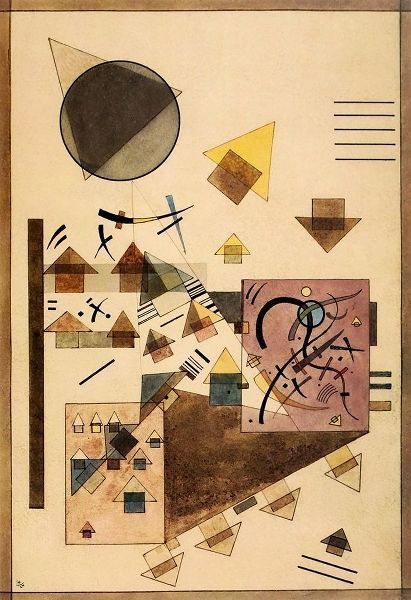 Kandinsky, Wassily 아티스트의 Brown Noise 1924 작품