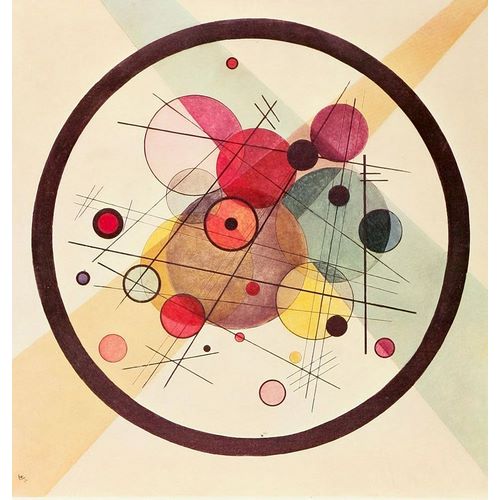 Kandinsky, Wassily 아티스트의 Circles in a Circle 1923 작품