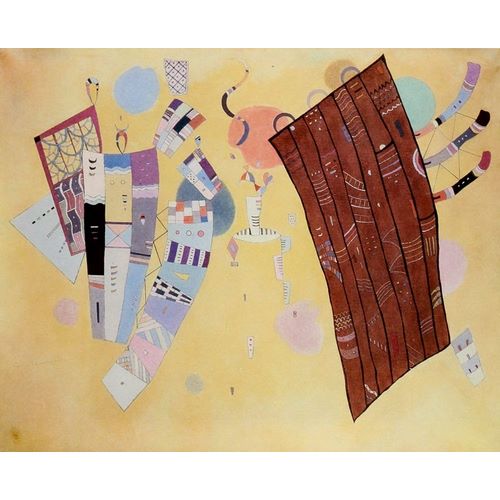 Kandinsky, Wassily 아티스트의 Delicate Tensions 1942 작품