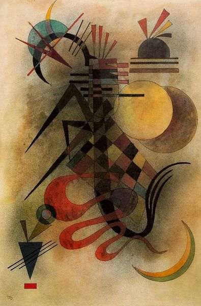 Kandinsky, Wassily 아티스트의 Hard but Soft 1927 작품
