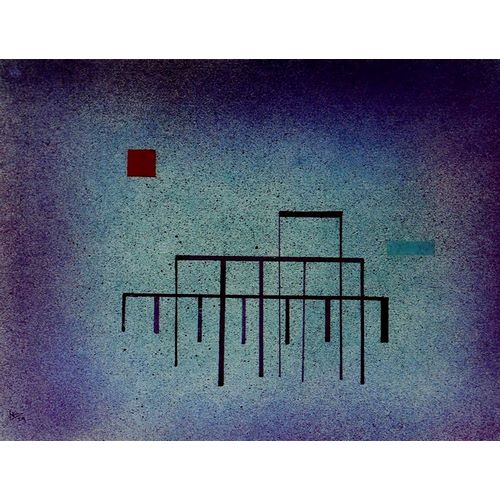 Kandinsky, Wassily 아티스트의 Horizontal Blue 1929 작품