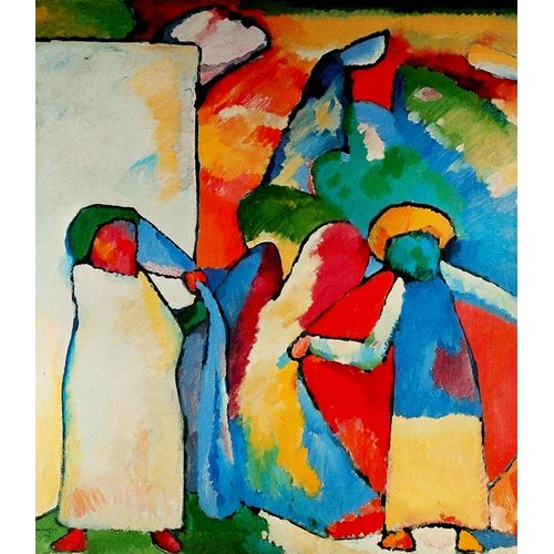 Kandinsky, Wassily 아티스트의 Improvisation no.6 African 1909 작품