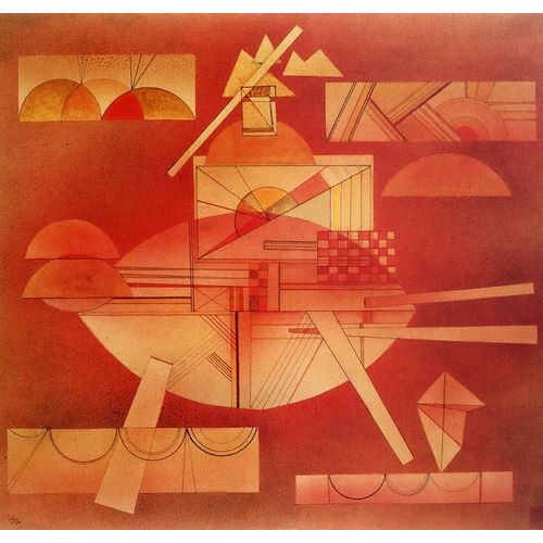 Kandinsky, Wassily 아티스트의 In the Heavy Red 1928 작품