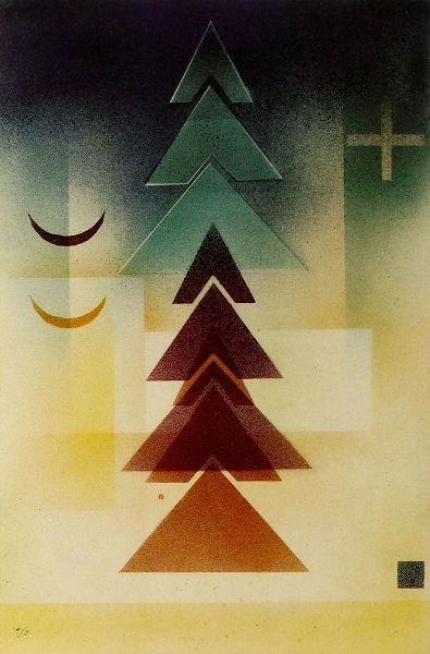 Kandinsky, Wassily 아티스트의 Into the Dark 1928 작품