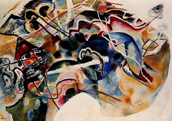 Kandinsky, Wassily 아티스트의 Painting with White Border 1913 작품