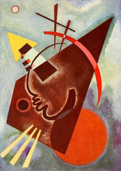 Kandinsky, Wassily 아티스트의 Pointed and Round 작품