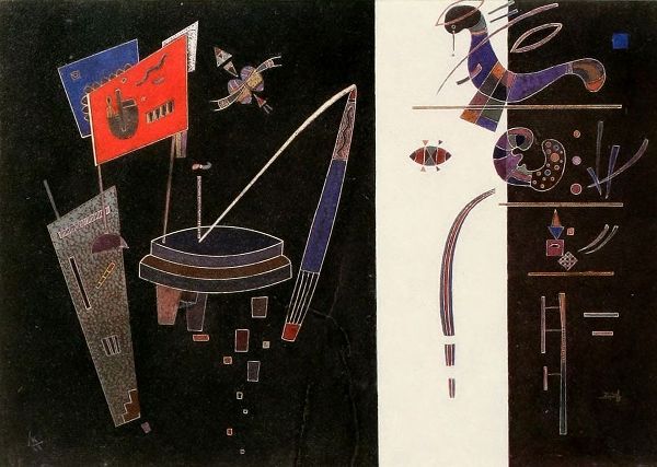 Kandinsky, Wassily 아티스트의 Red Accent 1943 작품