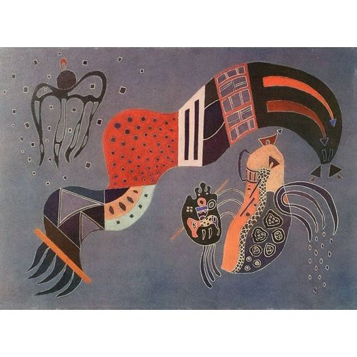 Kandinsky, Wassily 아티스트의 Tempered Elan 1944 작품
