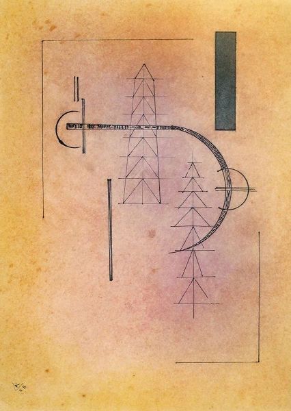 Kandinsky, Wassily 아티스트의 Vertical Accent 1928 작품