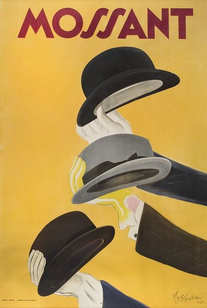 Cappiello, Leonetto 아티스트의 Mossant hats 작품