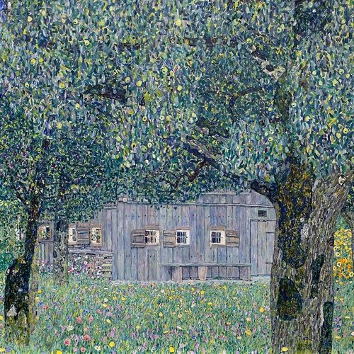 Klimt, Gustav 아티스트의 Farmhouse in Upper Austria 작품