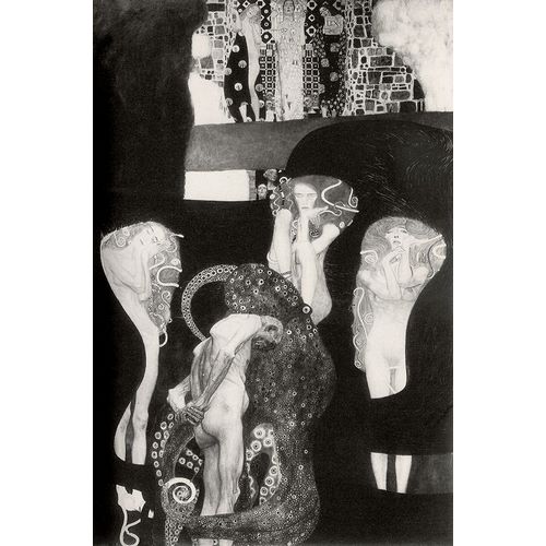 Klimt, Gustav 아티스트의 Jurisprudence 작품