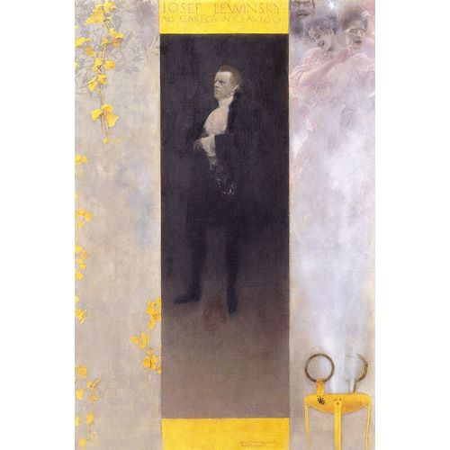 Klimt, Gustav 아티스트의 Der Hofschauspieler Josef Lewinsky als Carlos in Clavigo 작품
