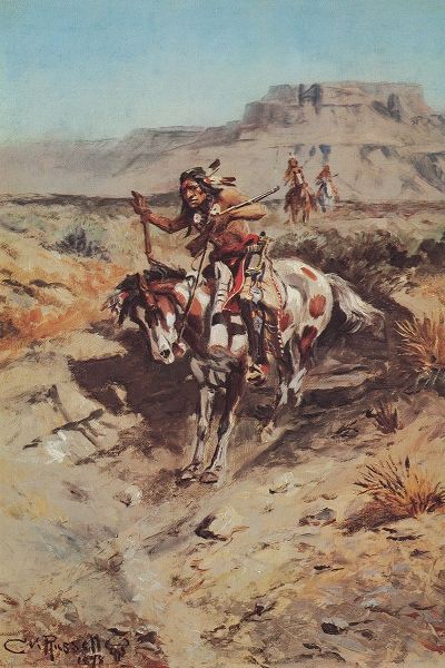 Russell, Charles 아티스트의 Indians on Horseback 작품