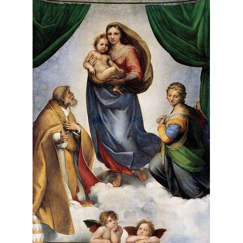 Raphael 아티스트의 The Sistine Madonna 작품