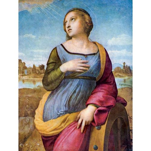 Raphael 아티스트의 Saint Catherine of Alexandria 작품