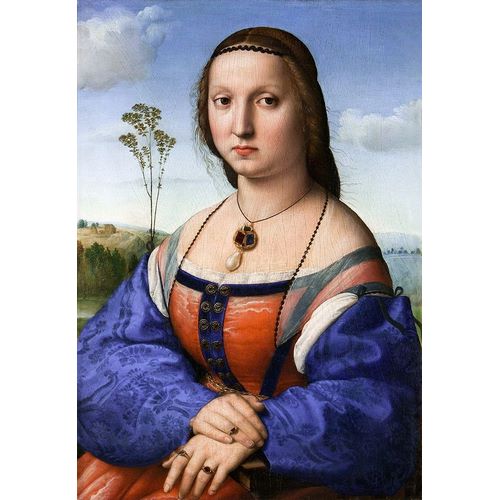 Raphael 아티스트의 Portrait of Maddalena Strozzi Doni 작품
