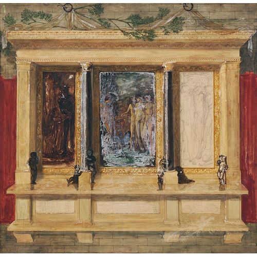 Burne?Jones, Edward 아티스트의 Troy Triptych-Compositional Study 작품