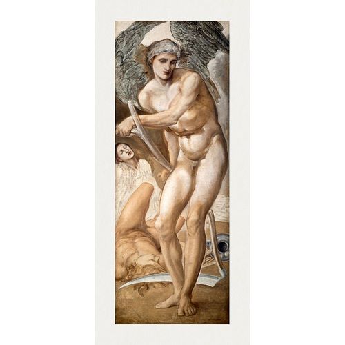 Burne?Jones, Edward 아티스트의 Troy Triptych - Study of Oblivion conquering Fame 작품