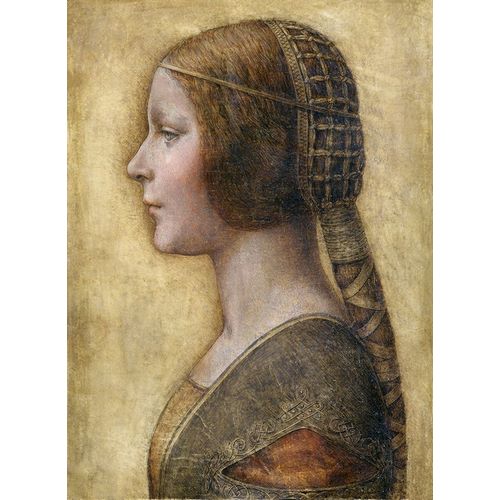 da Vinci, Leonardo 아티스트의 Profile of a Young Fiancee 작품