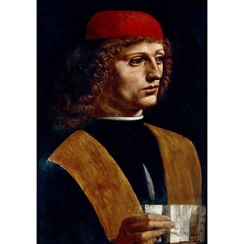 da Vinci, Leonardo 아티스트의 The Portrait of a Musician 작품