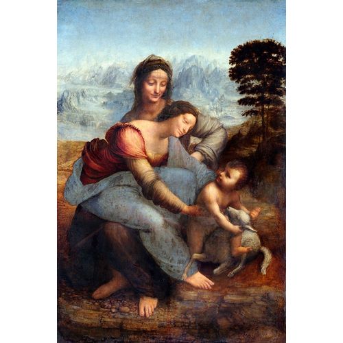 da Vinci, Leonardo 아티스트의 The Virgin and Child with Saint Anne 작품
