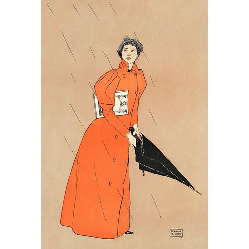 Penfield, Edward 아티스트의 Woman holding umbrella  작품