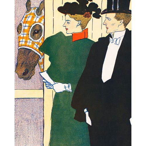 Penfield, Edward 아티스트의 Woman holding a horse racing ticket 작품