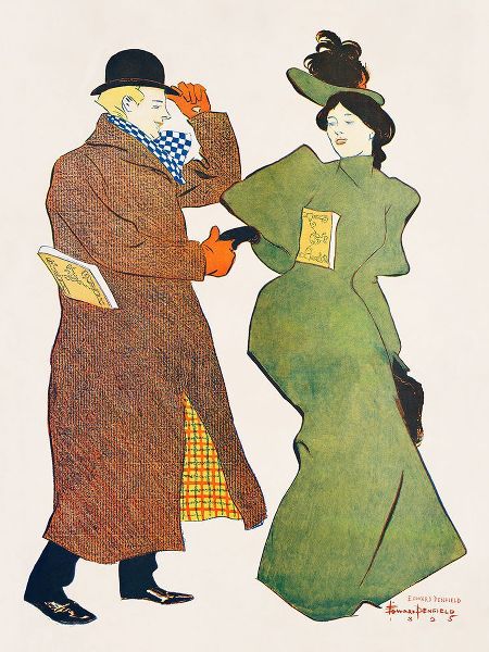 Penfield, Edward 아티스트의 Man and Woman shaking hands 작품