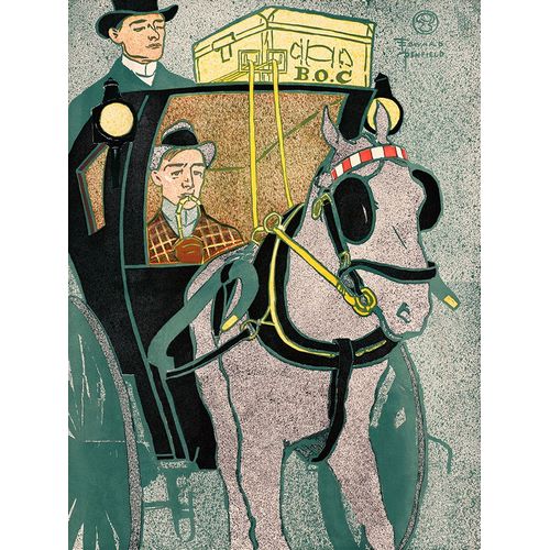 Penfield, Edward 아티스트의 Man in Carriage  작품