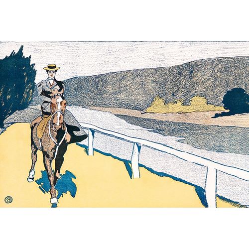 Penfield, Edward 아티스트의 Woman Riding a Horse 작품