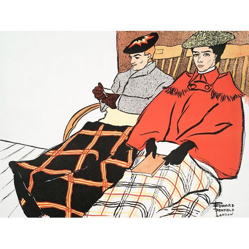 Penfield, Edward 아티스트의 Man and Woman Sitting Together 작품