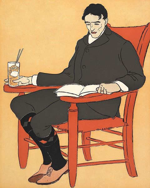 Penfield, Edward 아티스트의 Man Sitting in a Chair 작품