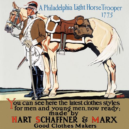 Penfield, Edward 아티스트의 A Philadelphia Light Horse Trooper 1775 작품
