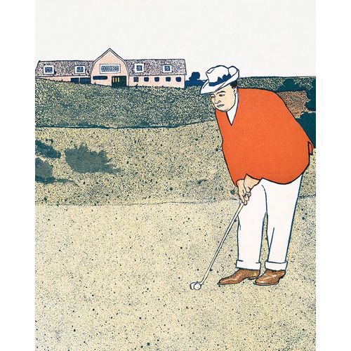 Penfield, Edward 아티스트의 Man Playing Golf 작품