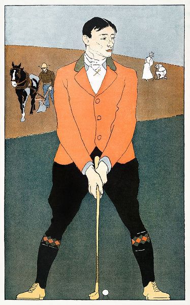 Penfield, Edward 아티스트의 Golf Player 1898 작품