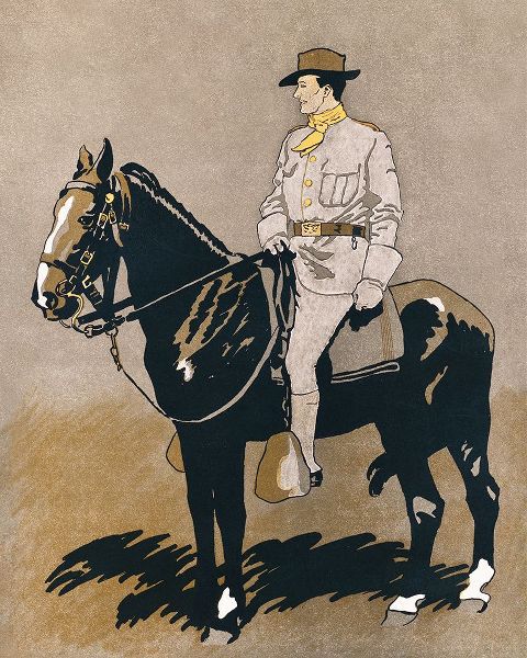 Penfield, Edward 아티스트의 Soldier Riding a Horse 작품