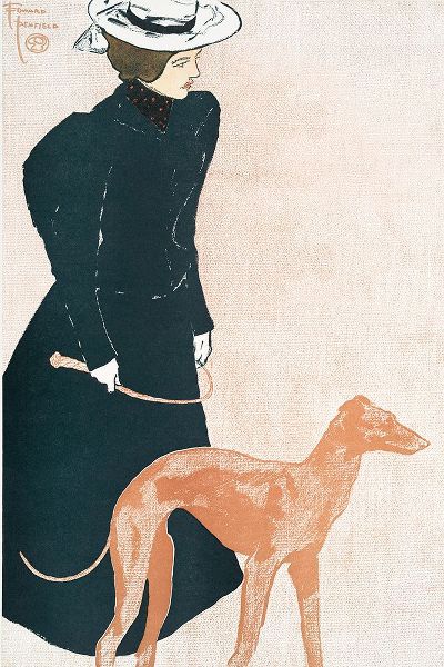 Penfield, Edward 아티스트의 Woman with Greyhound 작품