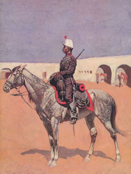 Remington, Frederic 아티스트의 Cavalryman of the Line-Mexico 작품