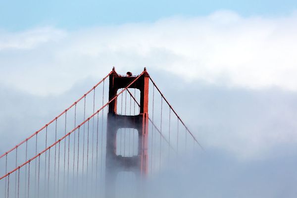 Highsmith, Carol 작가의 Fog over the Golden Gate Bridge in San Francisco-California 작품