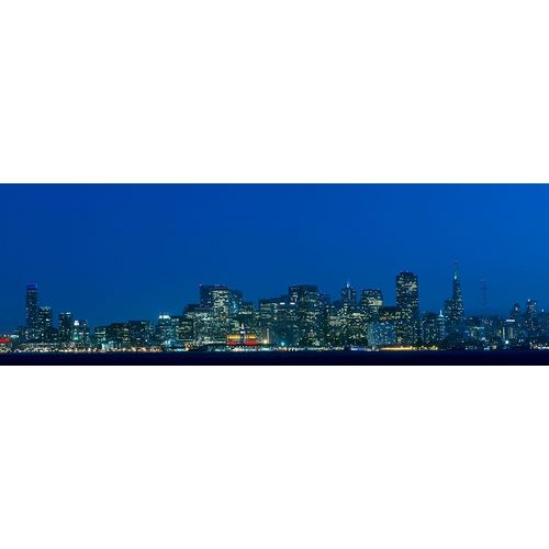 Highsmith, Carol 작가의 Night skyline of San Francisco from Treasure Island-California 작품