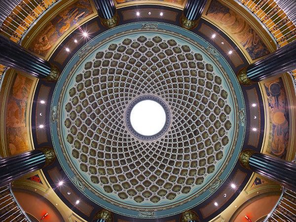 Highsmith, Carol 작가의 Lobby ceiling-U.S. Custom House-Philadelphia-Pennsylvania 작품