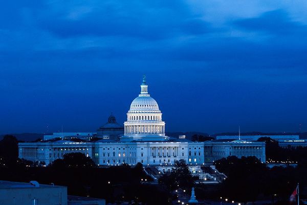 Highsmith, Carol 작가의 Capitol Hill-Washington D.C. at night 작품