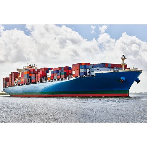 Highsmith, Carol 작가의 A Massive Container Ship-Savannah River-Savannah-Georgia 작품