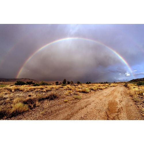 Highsmith, Carol 작가의 Rainbow across a dirt road Antares in northwestern Arizona 작품