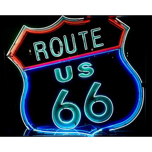 Highsmith, Carol 작가의 Route 66 neon sign 작품